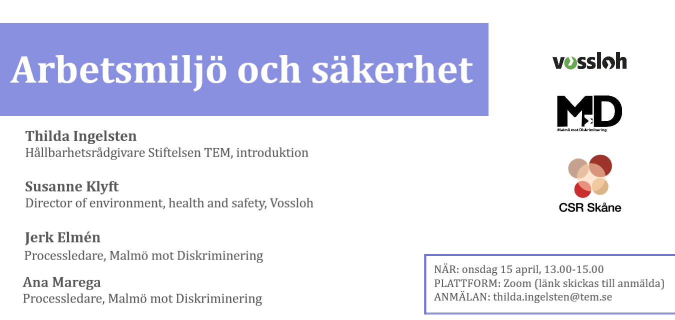 Arbetsmiljö och säkerhet2